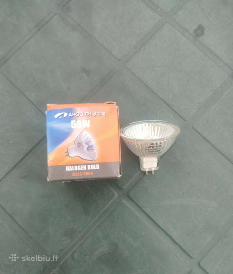 Apollo elektros halogen lemputė LED. 50w. 4vnt