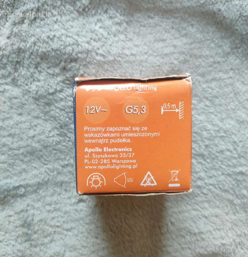 Apollo elektros halogen lemputė LED. 50w. 4vnt - nuotraukos Nr. 6