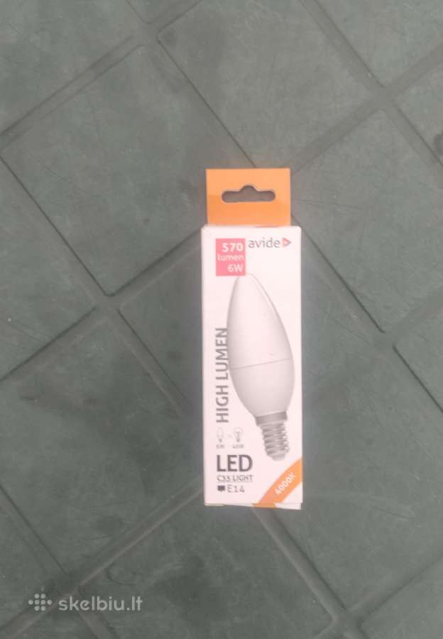 Avide LED Elektros lemputė 6w. Energija A+ . 1vnt