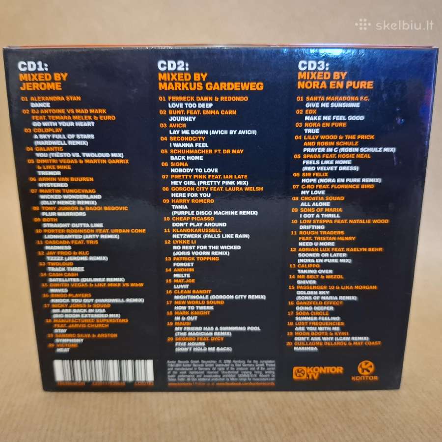 Kontor - Top Of The Clubs Vol64 (3 x CD, rinkinys) - nuotraukos Nr. 2