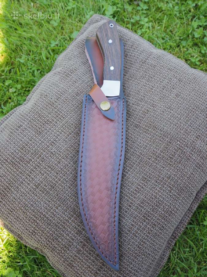 Medžioklinis peilis su fiksuota geležte, 19 cm, - nuotraukos Nr. 6