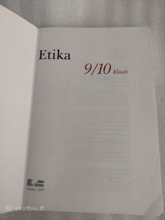 Etika 9/10 klasei - nuotraukos Nr. 2