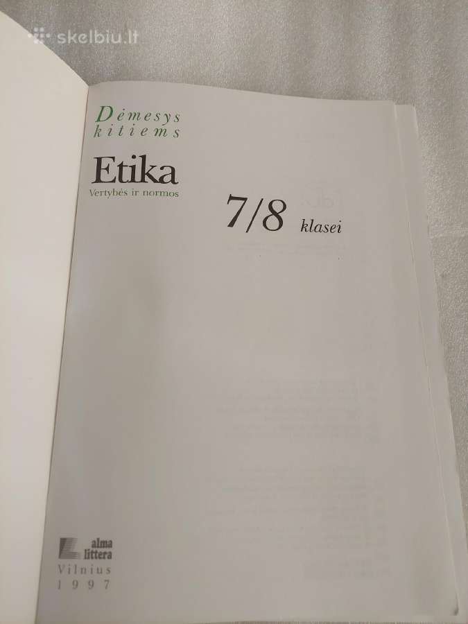 Etika 7/8 klasei - nuotraukos Nr. 2