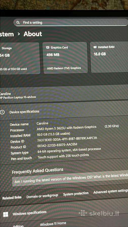 Hp Pavilion Laptop 15-eh2002ny - nuotraukos Nr. 3