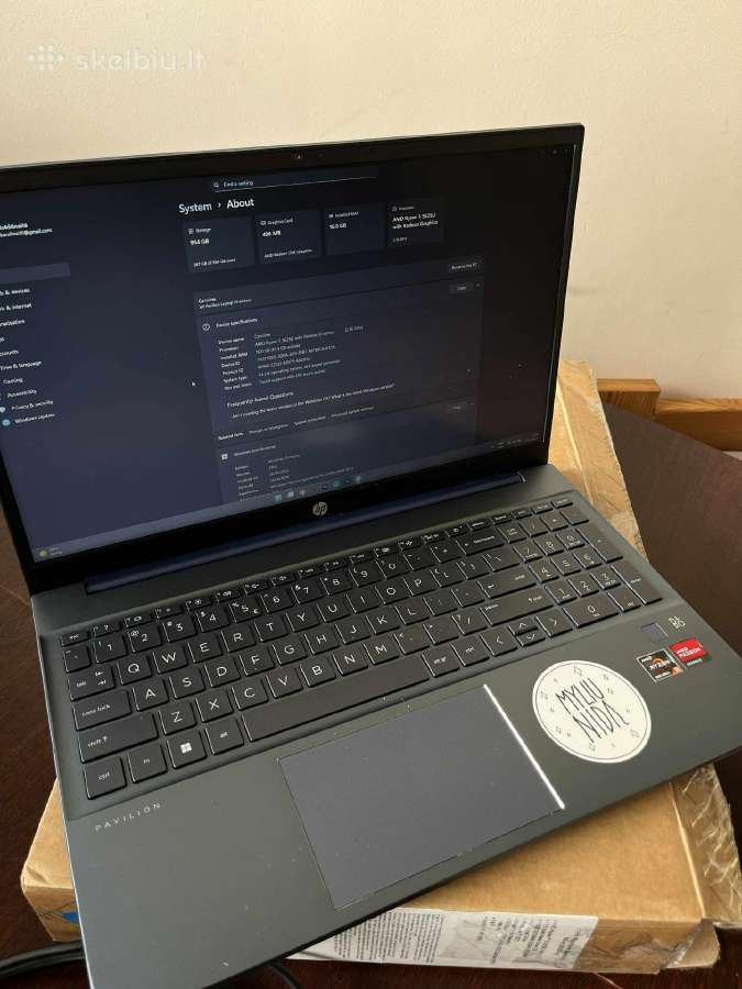 Hp Pavilion Laptop 15-eh2002ny - nuotraukos Nr. 2