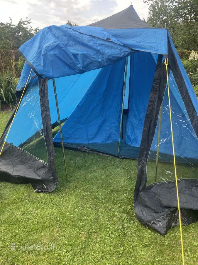 Parduodu keturvietę palapinę dvigubu stogu