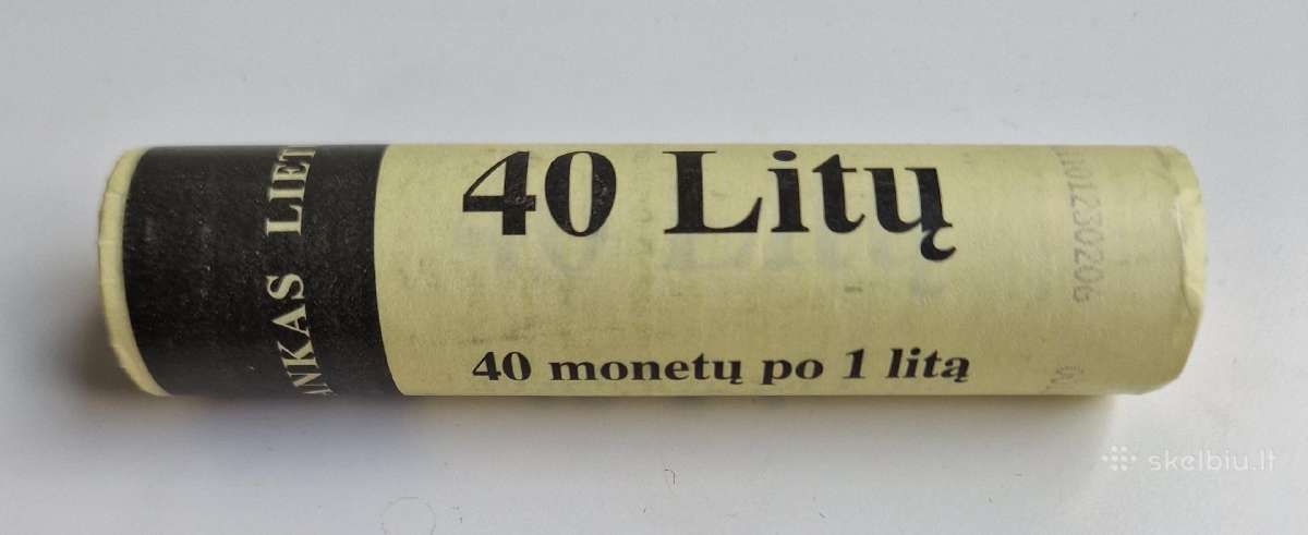 Parduodami ritinėliai, rolikai, litai, centai - nuotraukos Nr. 5