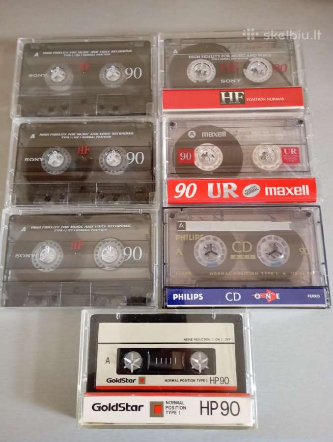 Idealios kasetės "Maxell" - nuotraukos Nr. 13