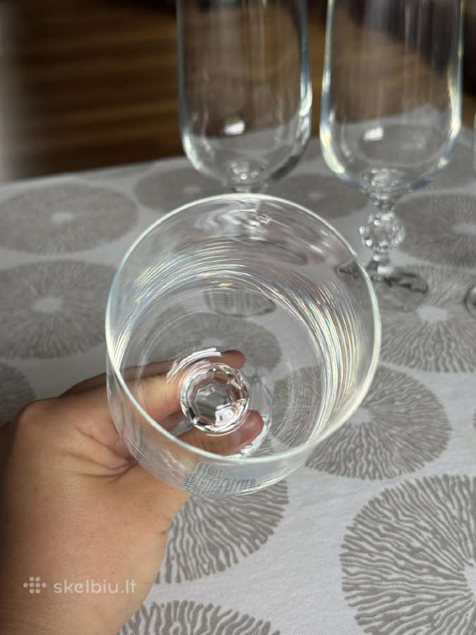 4 krištolinės taurės Crystalite Bohemia - nuotraukos Nr. 6