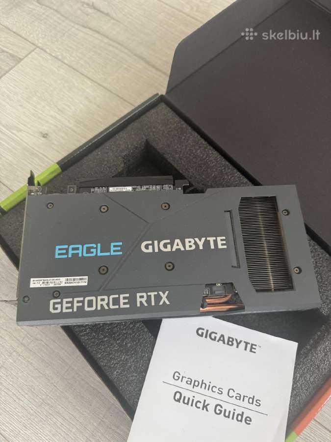 Gigabyte Rtx 3060ti Eagle Oc 8gb - nuotraukos Nr. 3