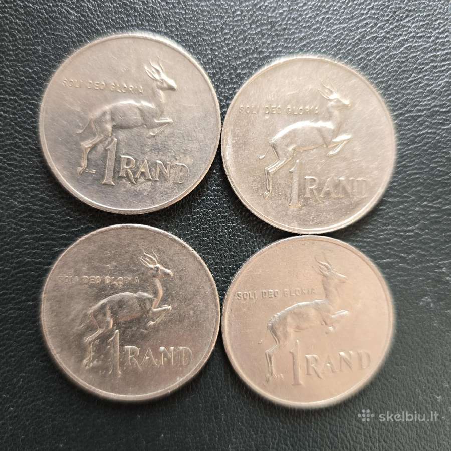 Pietų Afrika Par 1 Rand 1979,1982,1990 - nuotraukos Nr. 2