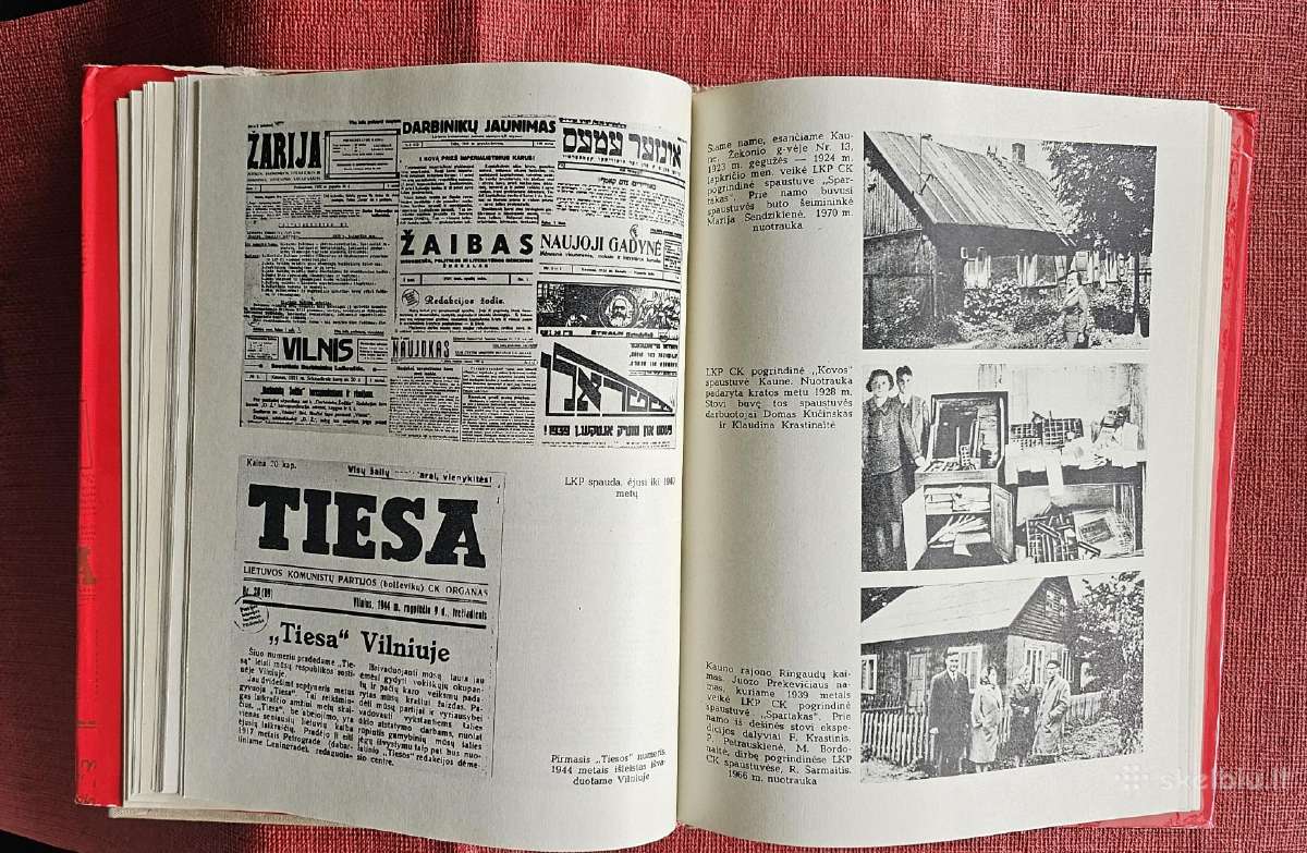 Laikraščio "Tiesa" stalo medalis + knyga. - nuotraukos Nr. 5