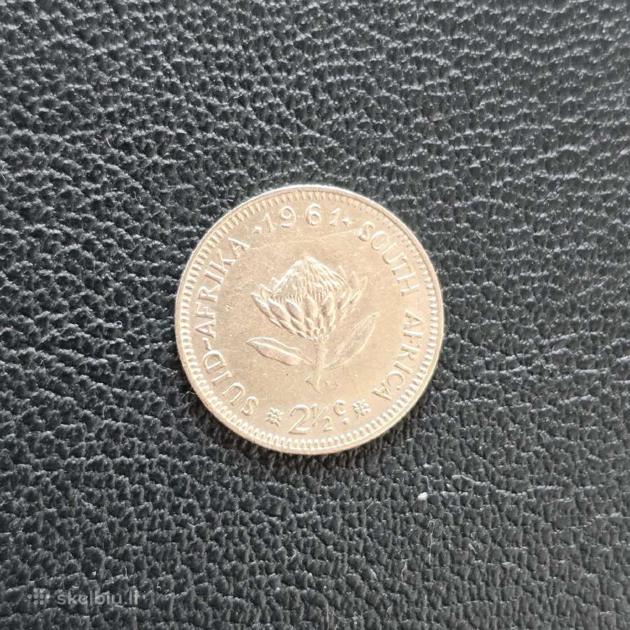 Pietu Afrika 21/2 cents 1961 Ag500