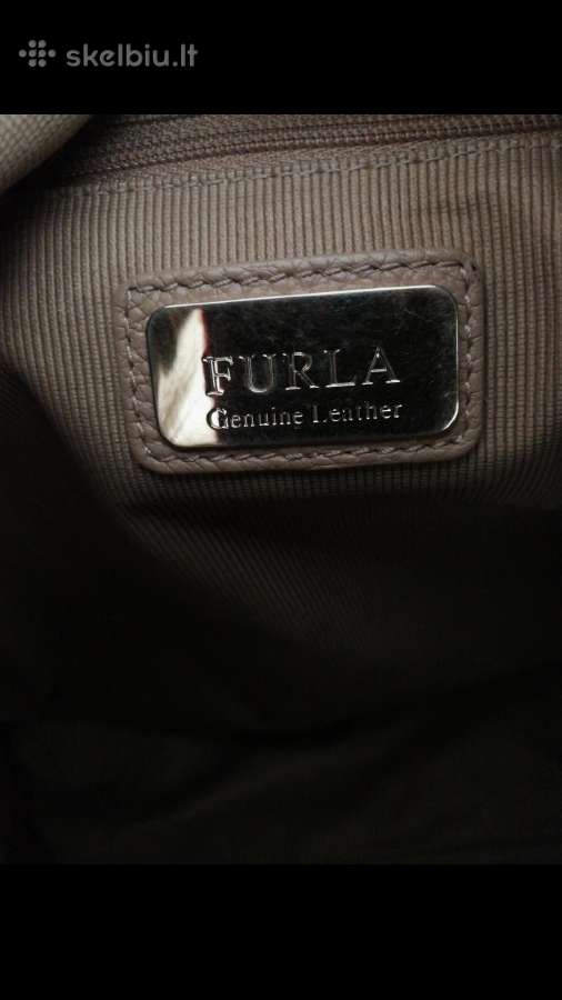 Originali odinė Furla rankinė - nuotraukos Nr. 9