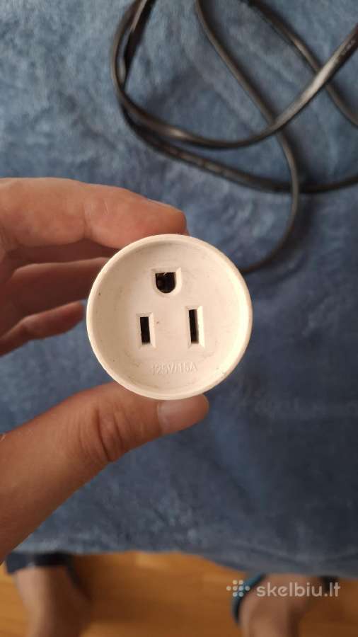 Maitinimo laidas usa kištukas su adapteriu - nuotraukos Nr. 4