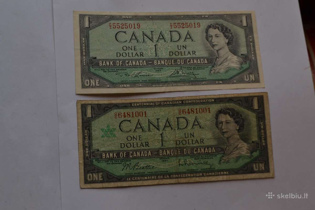 Canados doleriai 1954,1967 m.