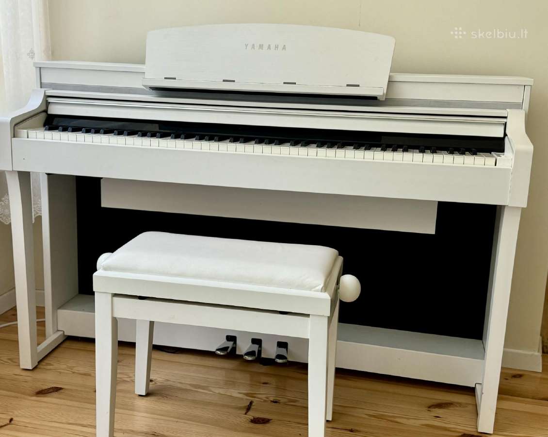 Pianinas Yamaha ir kėdutė - nuotraukos Nr. 3