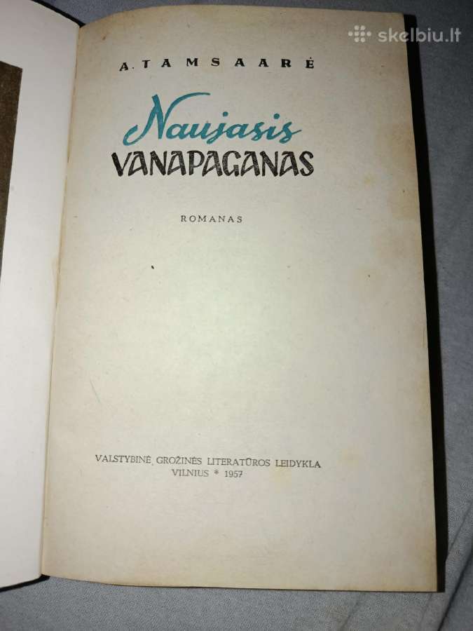 A.t. Tamsaare Naujasis Vanapaganas - nuotraukos Nr. 2