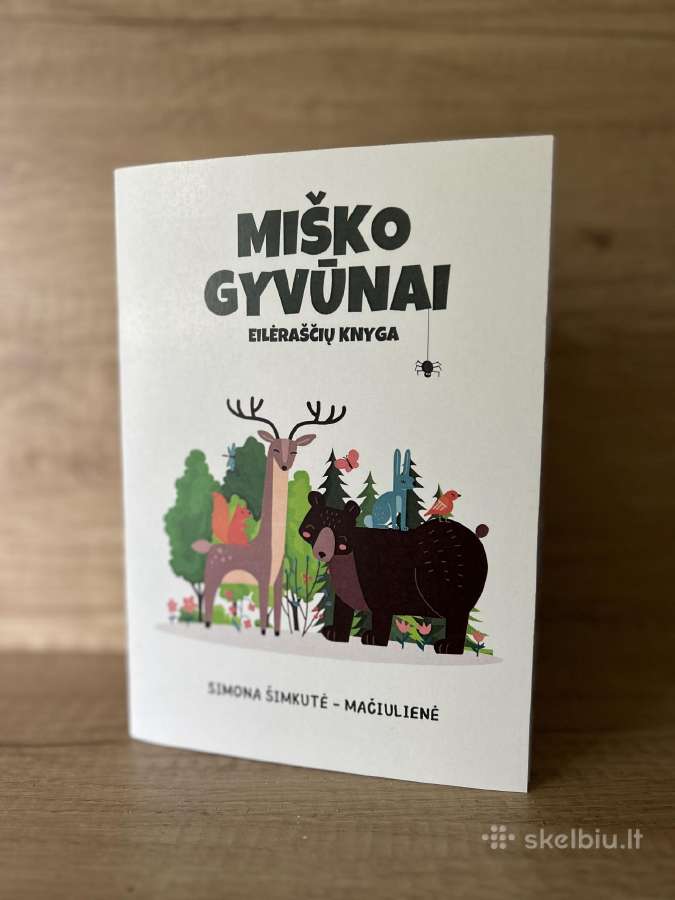 Miško gyvūnai eilėraščių knyga