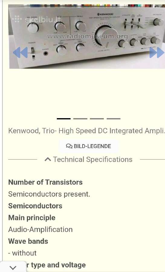 1980 - jų japonas Kenwood Ka- 701 - nuotraukos Nr. 9