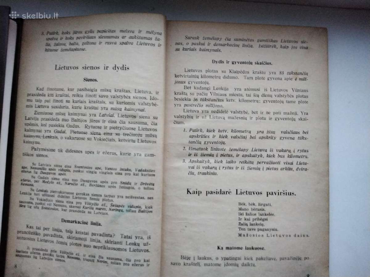 P. Šinkūnas. Geografijos vadovėlis. 1936 m. - nuotraukos Nr. 5