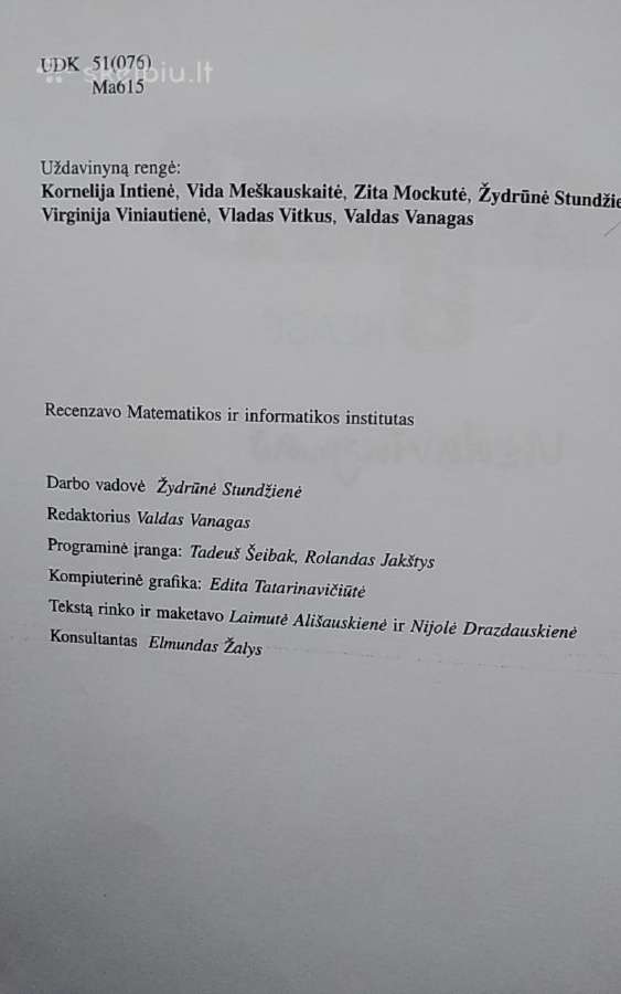 Matematika Tau Plius. 8 klasė. Uždavinynas - nuotraukos Nr. 2