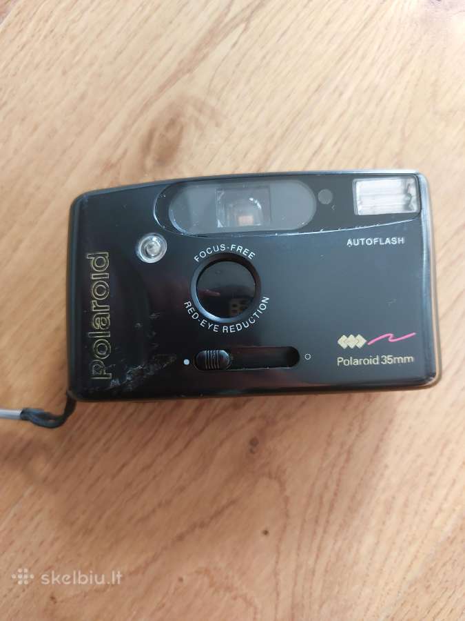 Juostinis fotoaparatas Polaroid su dėklu