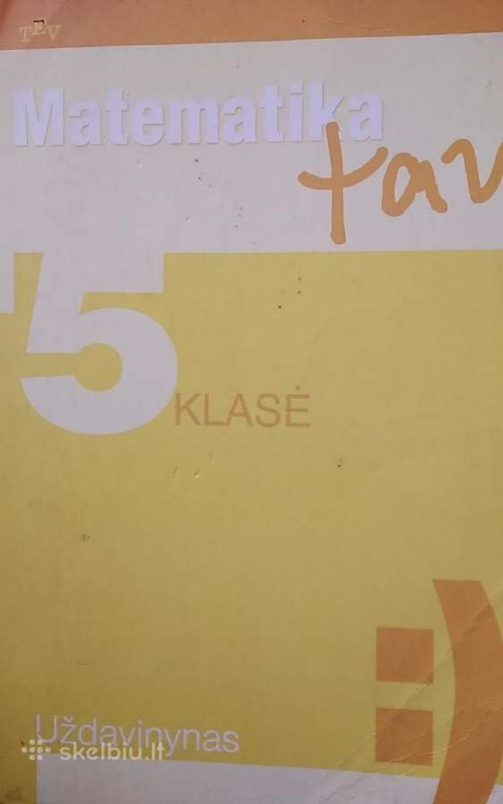 Matematika Tau 5 klasė Uždavinynas