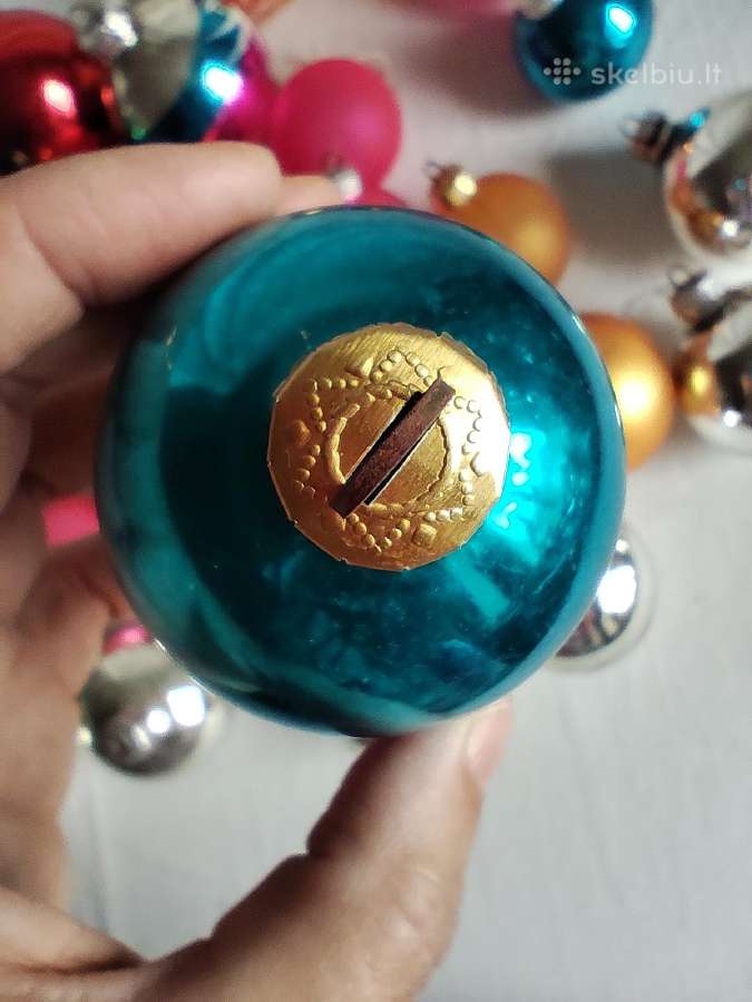 Vintažiniai Kalėdų eglutės žaisliukai Made in Gdr - nuotraukos Nr. 7