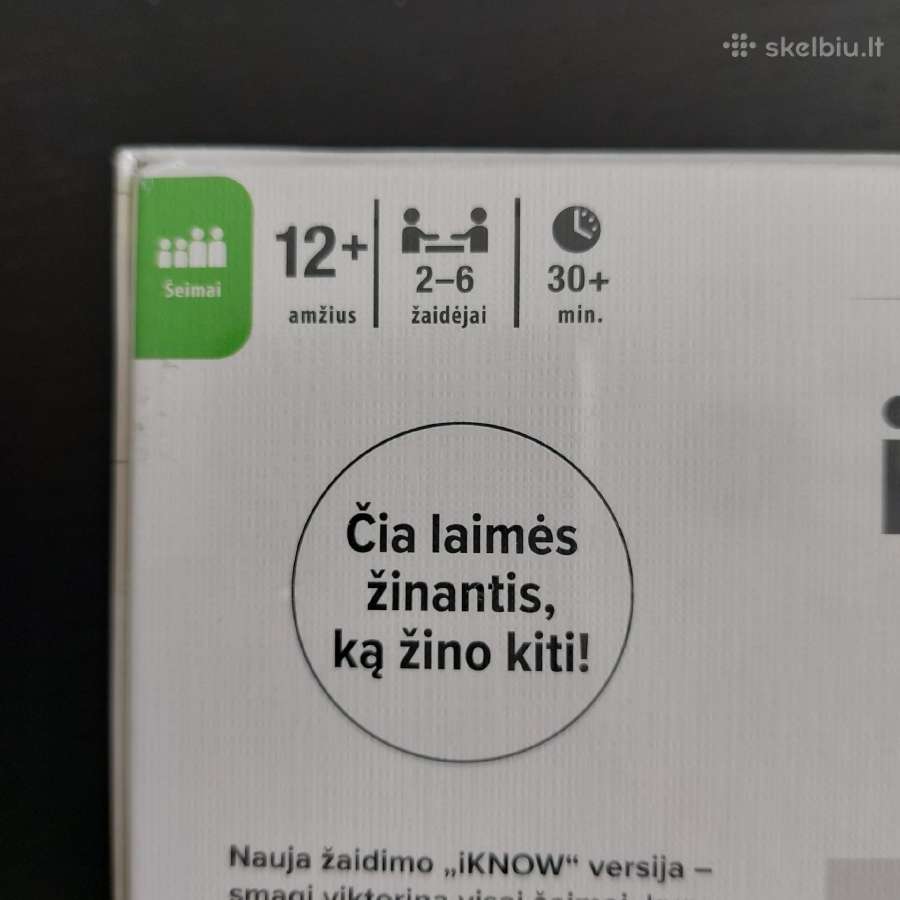Naujasstalo žaidimas šeimai "I Know", Tactic - nuotraukos Nr. 6