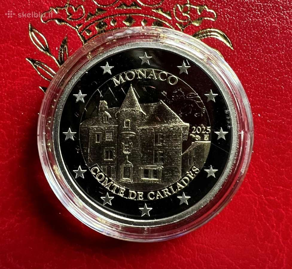 2025 m. Monaco 2 eurai -Comte De Carlades- - nuotraukos Nr. 4