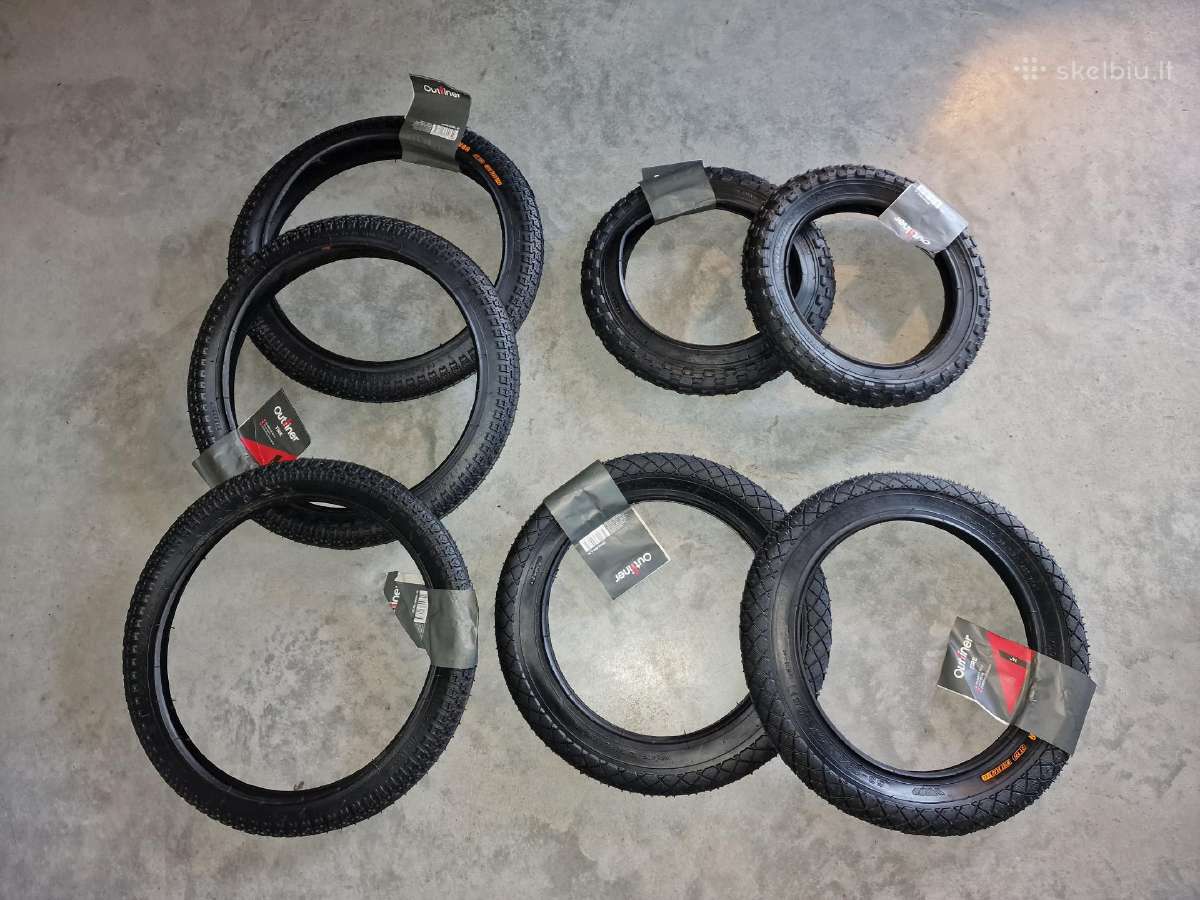 Dviračio padangos 16", 14"