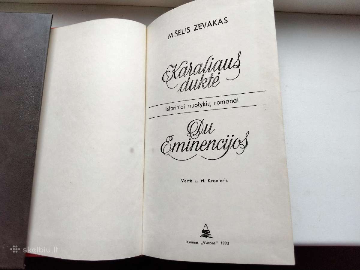 M. Zevakas. Karaliaus duktė. Du eminencijos - nuotraukos Nr. 2