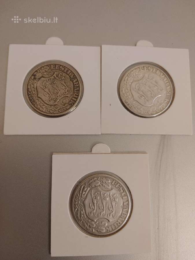 Estija 2 kronos, 1930 (sidabras) - nuotraukos Nr. 3