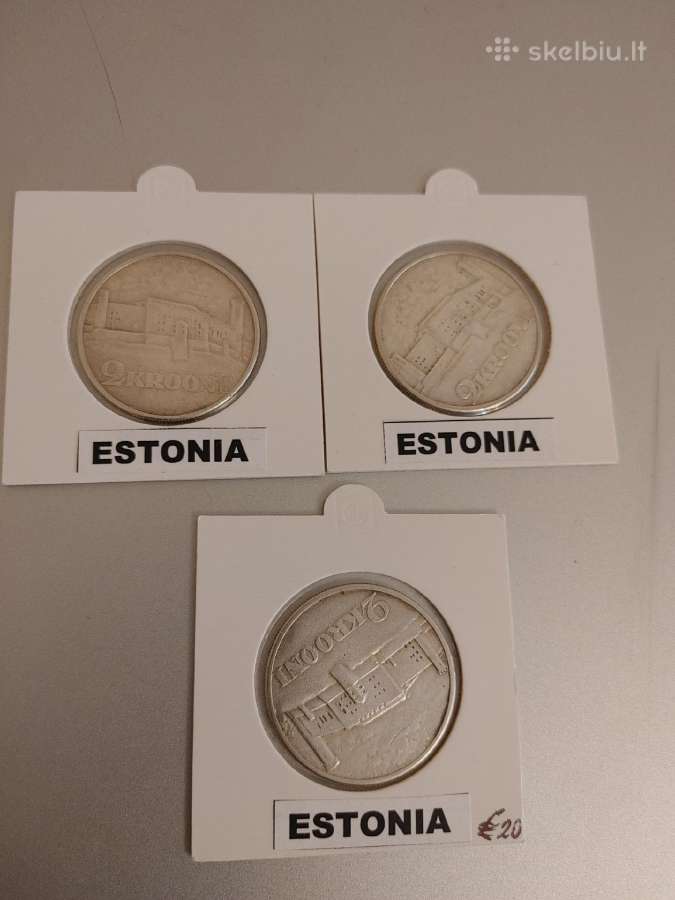 Estija 2 kronos, 1930 (sidabras) - nuotraukos Nr. 4