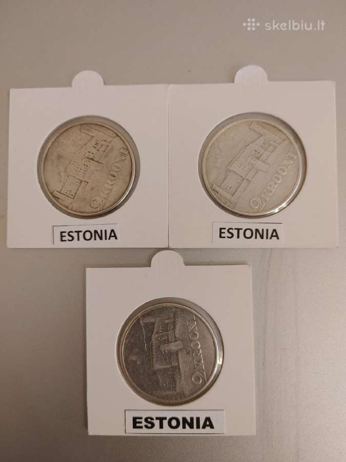 Estija 2 kronos, 1930 (sidabras) - nuotraukos Nr. 5