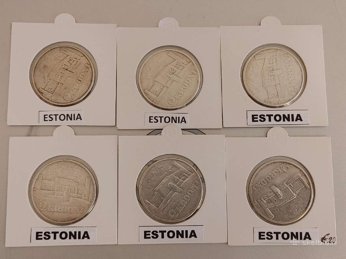 Estija 2 kronos, 1930 (sidabras) - nuotraukos Nr. 7