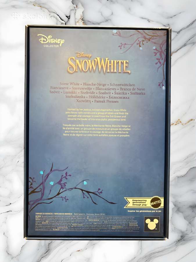 Kolekcinė Mattel Disney Snow White (Hvy53) lėlė - nuotraukos Nr. 3