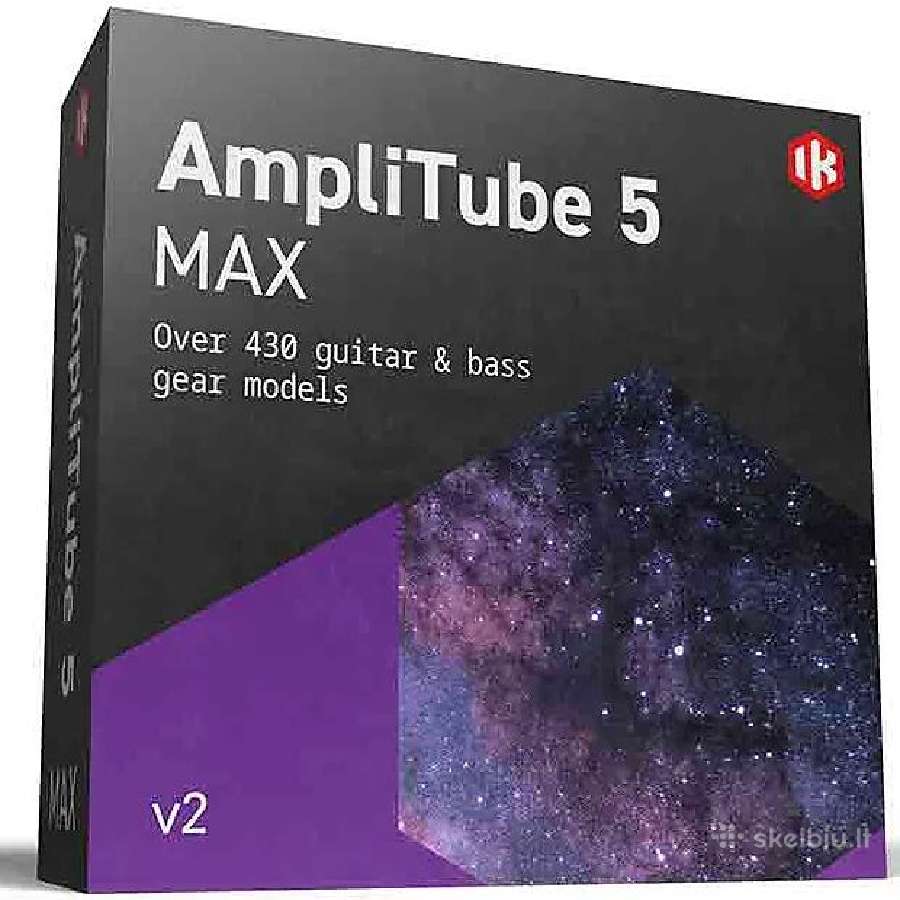 Amplitube Max v5 Virtualus Gitaros Stiprintuvas