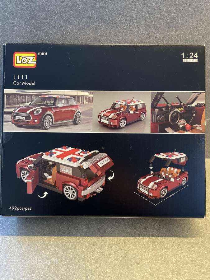 Lozmini 1111 Mini cooper 1:24 konstruktorius