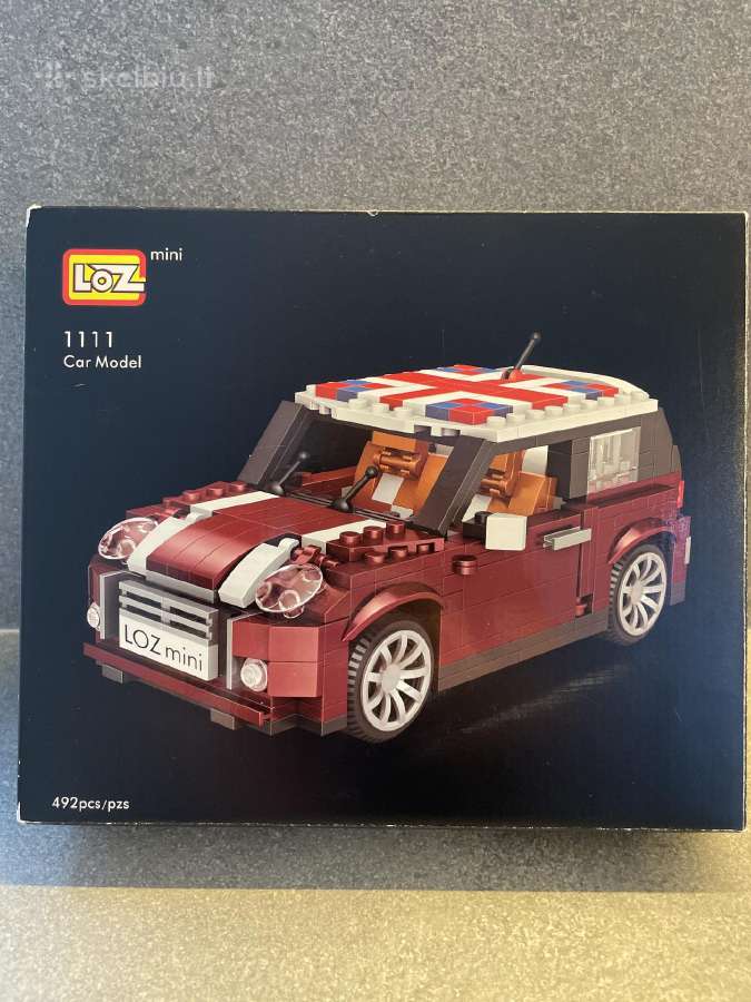 Lozmini 1111 Mini cooper 1:24 konstruktorius - nuotraukos Nr. 2