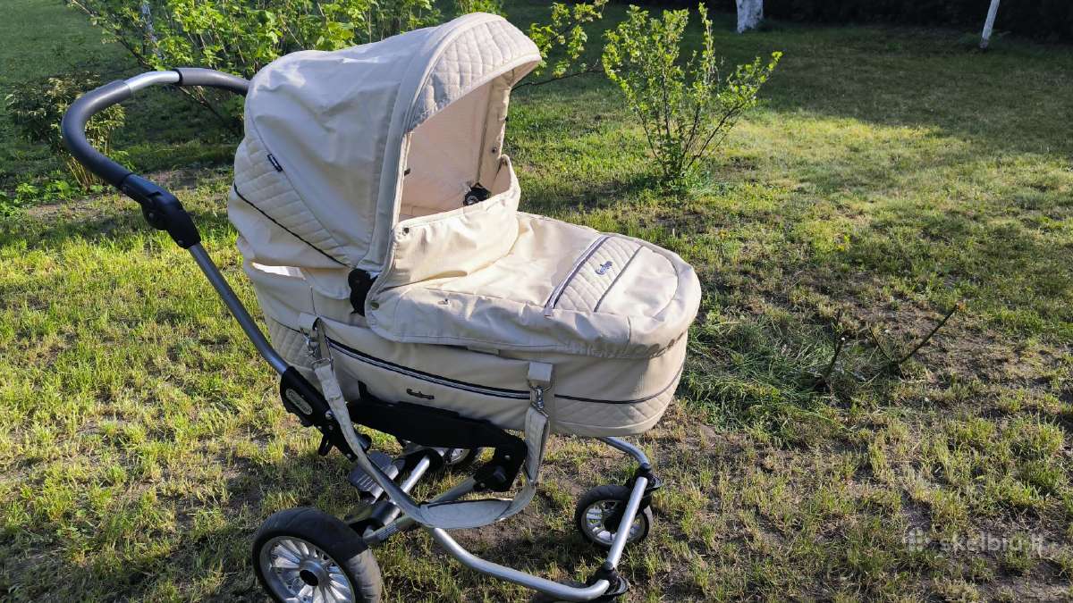 Kokybiškas Emmaljunga 2in1 vežimėlis/lopšys - nuotraukos Nr. 3