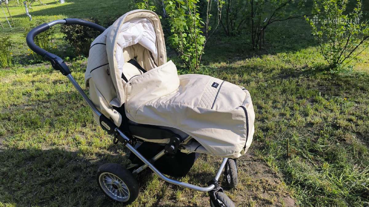Kokybiškas Emmaljunga 2in1 vežimėlis/lopšys - nuotraukos Nr. 10