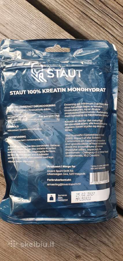 Kreatinas monohidratas - nuotraukos Nr. 2