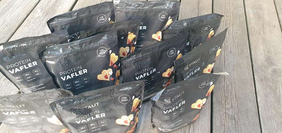 Proteininiai vafliai iš skandinavijos