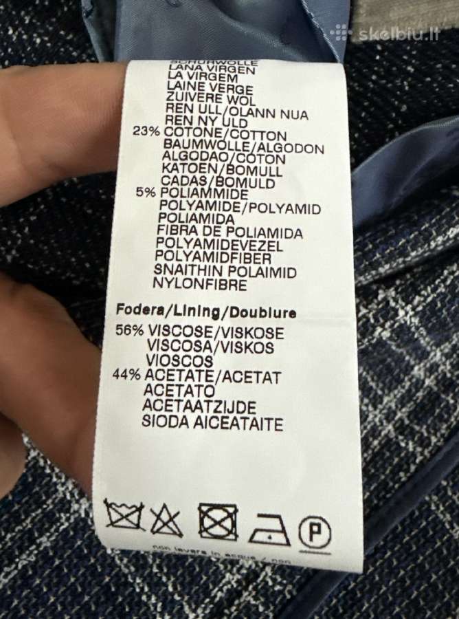 Vyriškas švarkas Paoloni - nuotraukos Nr. 11