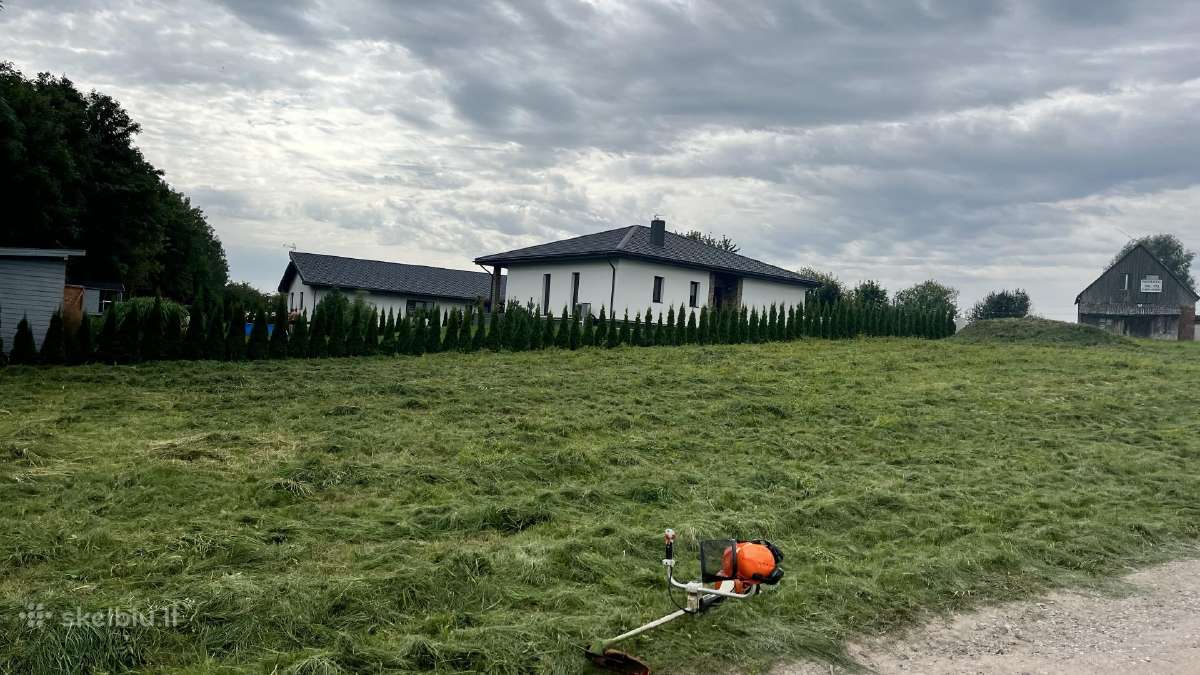Žolės, krūmų pjovimas