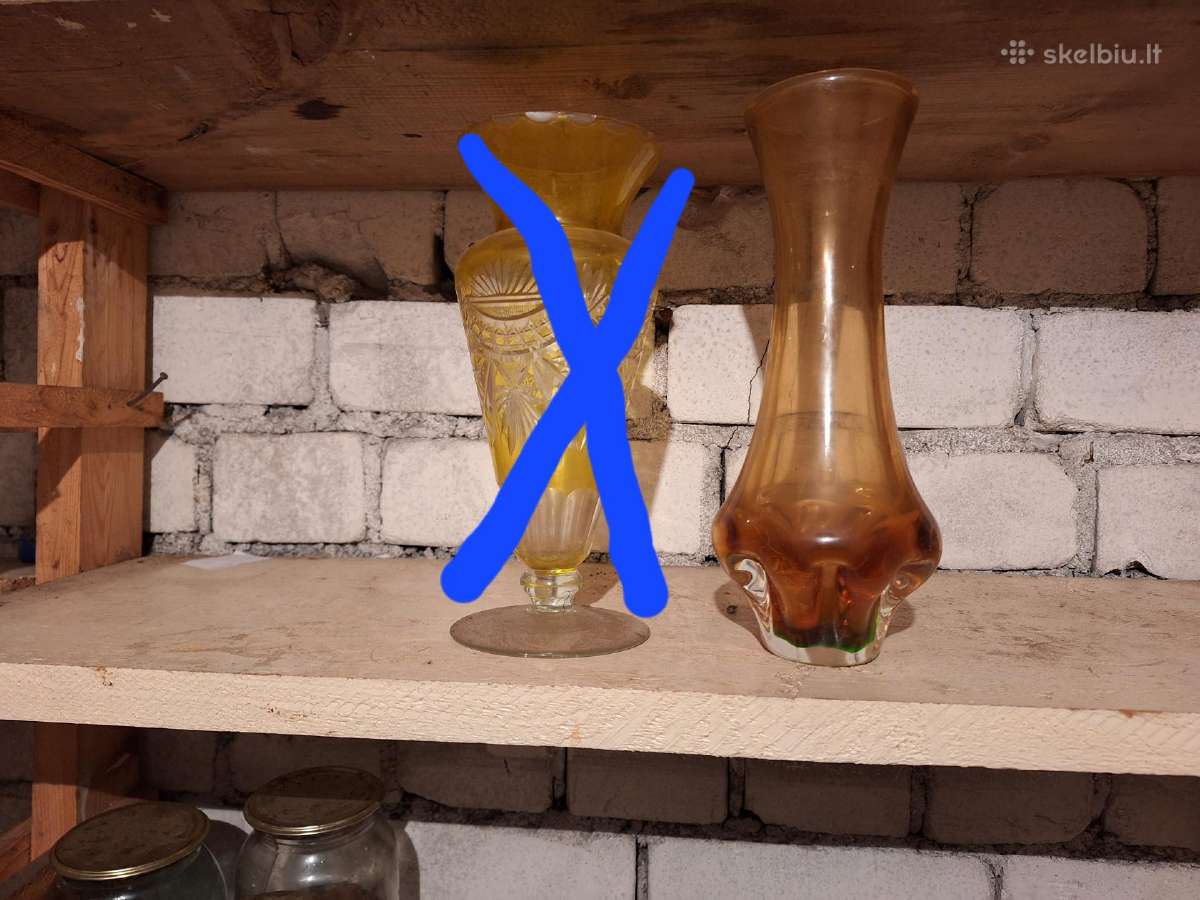 Parduodamos vazos