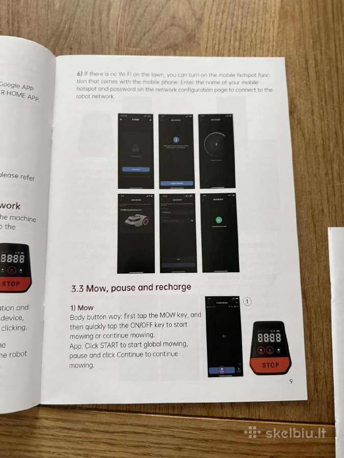 Vejos (žolės) pjovimo robotas Redkey Mgc1000 - nuotraukos Nr. 14