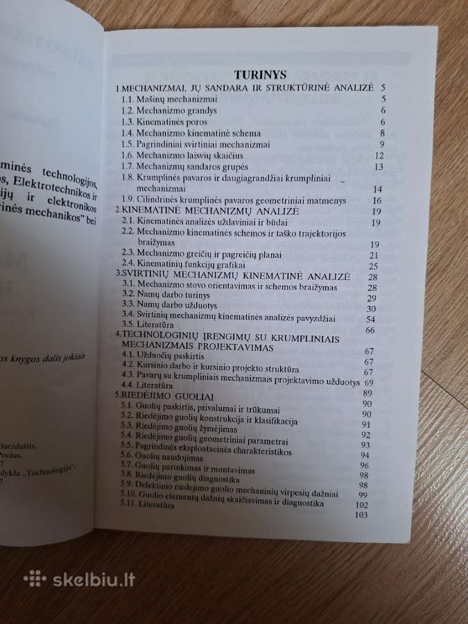Mašinų elementai ir mechanizmai. - nuotraukos Nr. 2